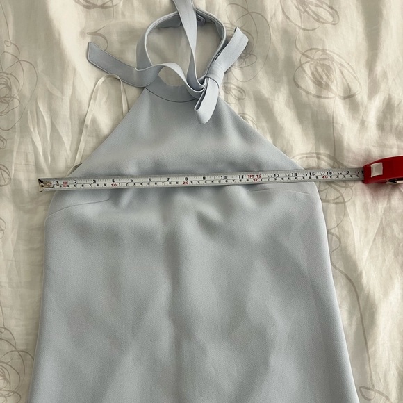 Club Monaco Pastel Blue Halter Dress - Picture 7 of 8